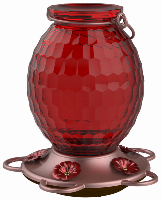 More Birds 404 Hummingbird Feeder Red/Rose Gold