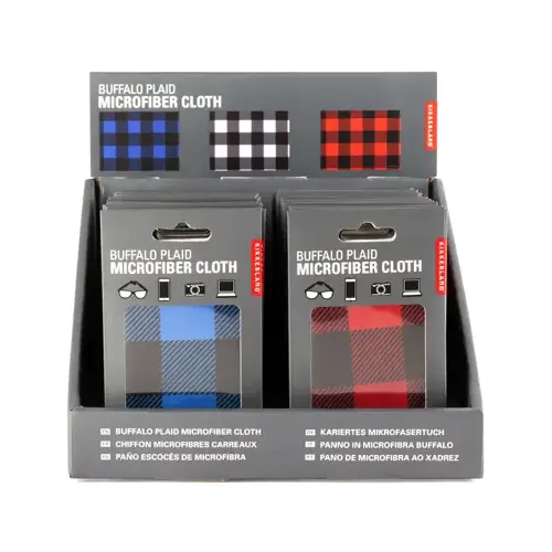 Microfiber Cleaning Cloth, Buffalo Plaid Microfiber Cleaning Cloth, Buffalo Plaid