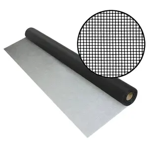 PHIFER INC 3027730 84" x 25' Black Fiberglass Screen