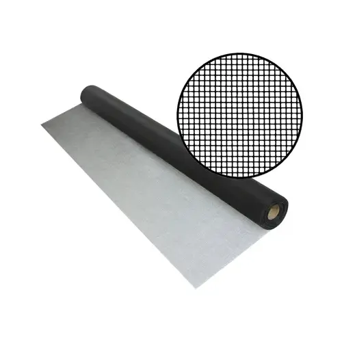 84" x 25' Black Fiberglass Screen