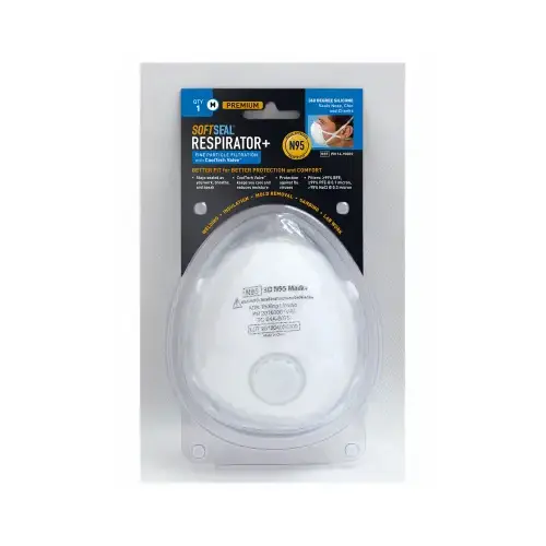 N95 Valved Safety Mask, M N95 Valved Safety Mask, M