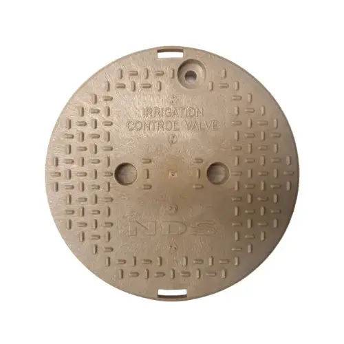 10" Round Valve Box Overlapping ICV Cover, Sand