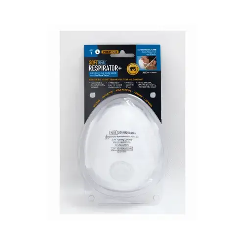 N95 Valved Safety Mask, L N95 Valved Safety Mask, L
