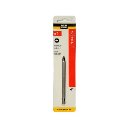 #2 Phillips 4-In. Screwdriver Bit
