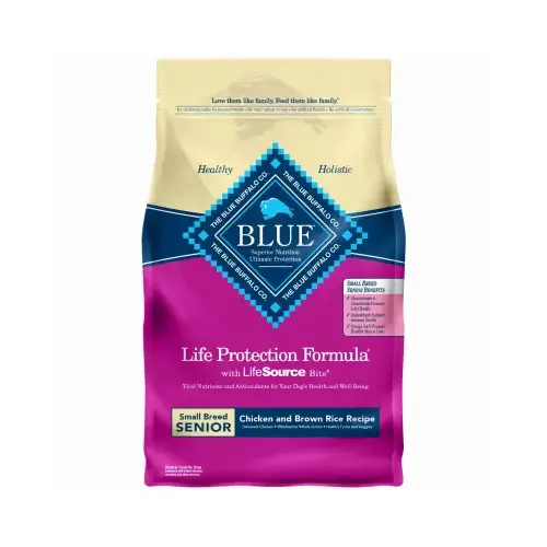 Senior Dry Dog Food, Chicken/Rice, Small Breed, 5 Lbs. Senior Dry Dog Food, Chicken/Rice, Small Breed, 5 Lbs.