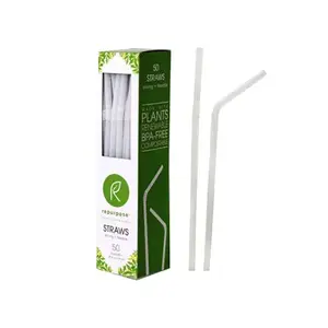 REPURPOSE INC RPR.STR50.MP20 Kitchen Straws, Compostable, 50-Ct.
