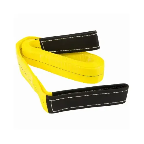 Lift Sling, 2 in W, 12 ft L, 1-Ply, 3100 lb Vertical Hitch, Polyester, Yellow Lift Sling, 2 in W, 12 ft L, 1-Ply, 3100 lb Vertical Hitch, Polyester, Yellow