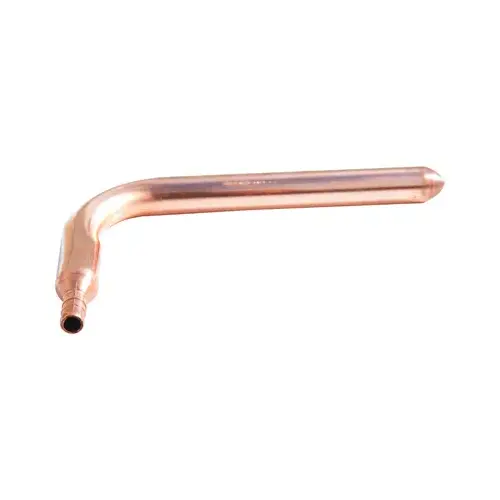 Pex Copper Stubout Pipe Elbow, Lead Free, 1/2 x 6 In. Pex Copper Stubout Pipe Elbow, Lead Free, 1/2 x 6 In.