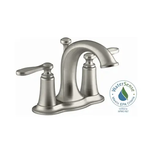 Linwood Lavatory Faucet, Double Handle, Brushed Nickel Linwood Lavatory Faucet, Double Handle, Brushed Nickel