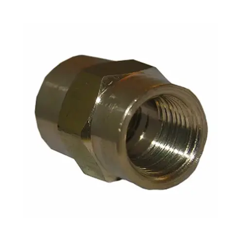 Pipe Fitting, Coupling, Lead-Free Brass, 1/4-In. FPT - pack of 6 Pipe Fitting, Coupling, Lead-Free Brass, 1/4-In. FPT - pack of 6