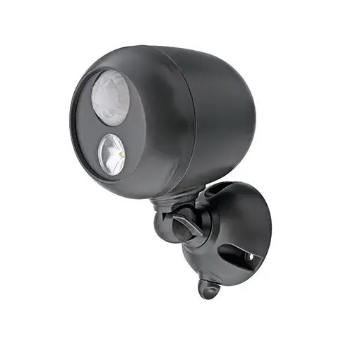 Motion-Sensing Spot Light, Wireless, 140 Lumens, Brown