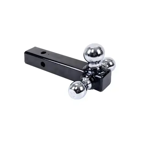 Ball Mount, Draw Bar, Chrome, Fits 1-7/8, 2, 2-5/16-In. Ball Mount, Draw Bar, Chrome, Fits 1-7/8, 2, 2-5/16-In.