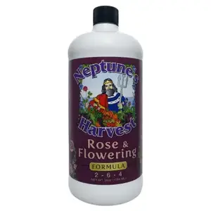 Neptune's Harvest RF136 Organic Rose & Flowering Fertilizer, 1-Qt.