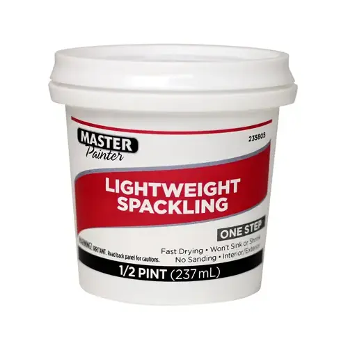 Superior Spackling, Lightweight, 1/2-Pint Superior Spackling, Lightweight, 1/2-Pint
