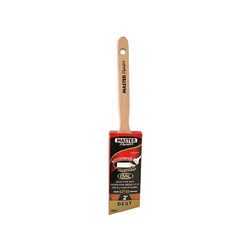 Angle Sash Paint Brush, Semi Oval, 2-In. Angle Sash Paint Brush, Semi Oval, 2-In.
