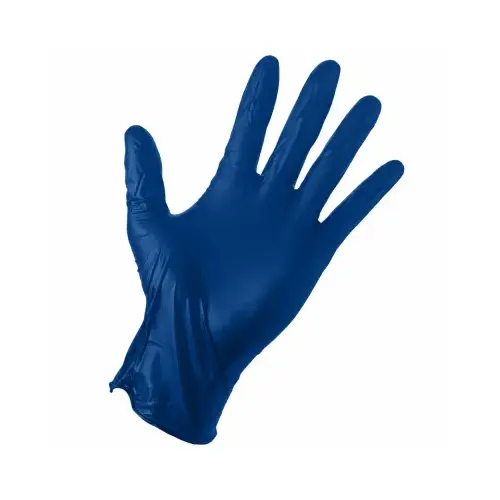 Latex Gloves, Heavy-Duty, Blue, Men's L, 50-Ct. Latex Gloves, Heavy-Duty, Blue, Men's L, 50-Ct.