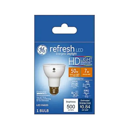 LED Light Bulb, Pr20, Diffused Daylight, 600 Lumens, 7-Watts LED Light Bulb, Pr20, Diffused Daylight, 600 Lumens, 7-Watts