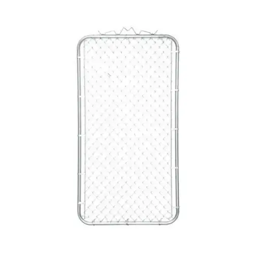 Bent Frame Chain Link Walk Gate, 42 x 72-In.