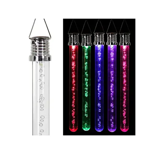 Solar Hanging Bubble Stick Light, Color Changing LED, 10-In. - pack of 16 Solar Hanging Bubble Stick Light, Color Changing LED, 10-In. - pack of 16