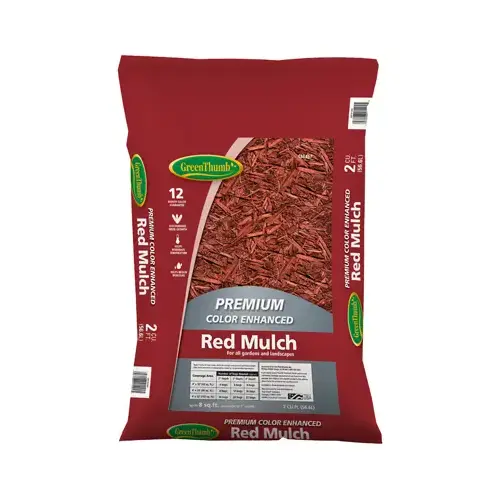 Colored Mulch, Red, 2-Cu. Ft. Colored Mulch, Red, 2-Cu. Ft.