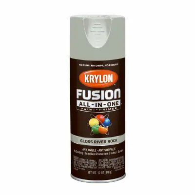 KRYLON DIVERSIFIED BRANDS Fusion All-In-One Spray Paint + Primer Gloss River Rock 12-oz. K02721007