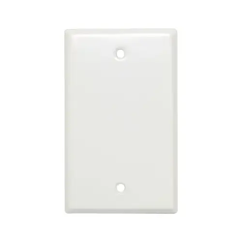 Steel Wall Plate, Blank, White