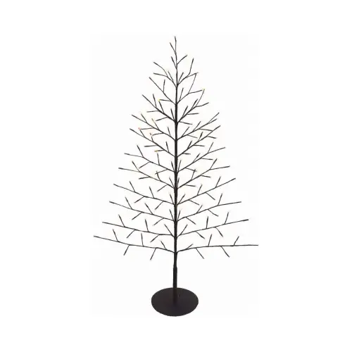 Christmas Lawn Decor, Bare Branch Wall Tree, 124 Twinkling Warm White LED Lights, 50-In. Christmas Lawn Decor, Bare Branch Wall Tree, 124 Twinkling Warm White LED Lights, 50-In.