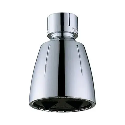 Shower Head, Fixed Mount, Adjustable Spray, Chrome-Plated Plastic Shower Head, Fixed Mount, Adjustable Spray, Chrome-Plated Plastic
