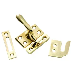 BELWITH PRODUCTS LLC 1432 Casement Window Lock, Polished Brass