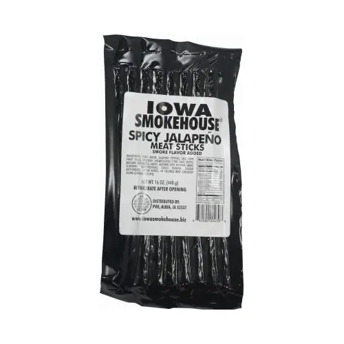 Meat Sticks, Spicy Jalapeno, 16-oz. - pack of 10 Meat Sticks, Spicy Jalapeno, 16-oz. - pack of 10