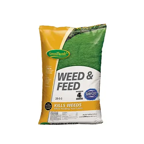 Weed & Feed, 28-0-3 Formula, 5,000-Sq. Ft. Coverage Weed & Feed, 28-0-3 Formula, 5,000-Sq. Ft. Coverage