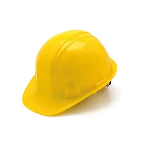 Hard Hat, Cap Style, Pin Lock, Yellow Hard Hat, Cap Style, Pin Lock, Yellow
