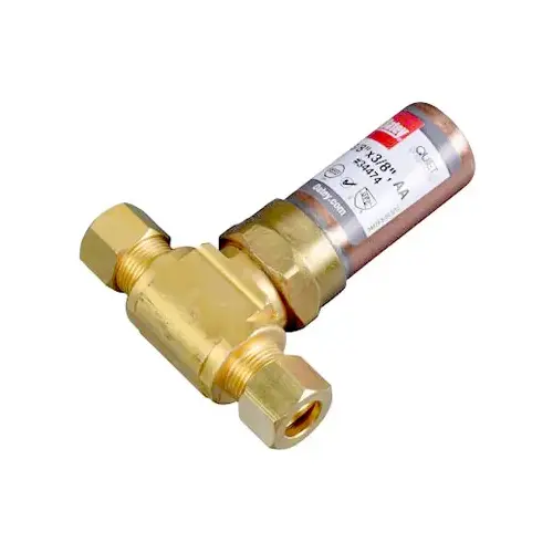 Brass Compression Hammer Arrestor, 3/8 x 3/8-In. Brass Compression Hammer Arrestor, 3/8 x 3/8-In.
