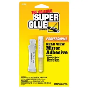 SUPER GLUE CORP/PACER TECH 11710110 Rear View Mirror Adhesive, Professional Strength, .01-Fl.-oz.
