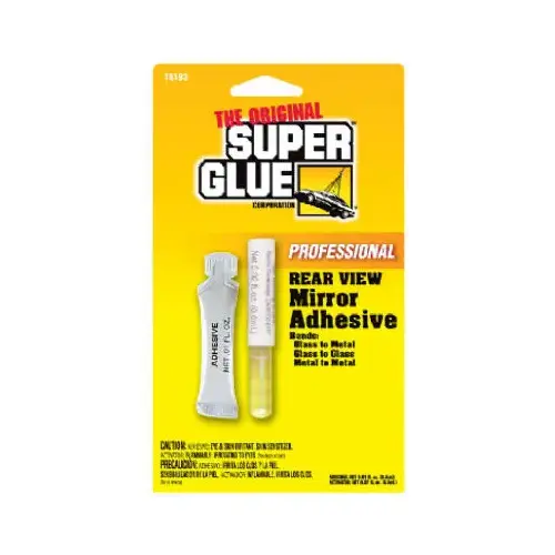 Rear View Mirror Adhesive, Professional Strength, .01-Fl.-oz.