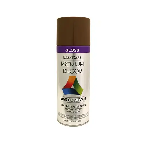 Premium Decor Spray Paint, Majestic Oak Gloss, 12-oz. Premium Decor Spray Paint, Majestic Oak Gloss, 12-oz.