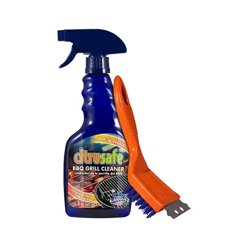 BBQ Grill Cleaner & Brush Kit, 16-oz.