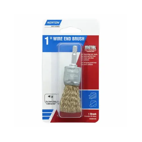 Coarse Wire End Brush, 1-In.