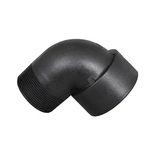 Schedule 80 90-Degree Street Elbow, Polypropylene, 2-In. M x F