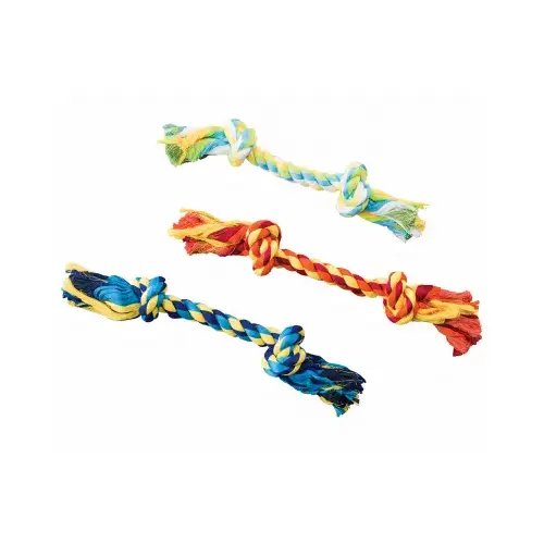 2-Knot Colored Dental Rope Dog Toy, 16-In. 2-Knot Colored Dental Rope Dog Toy, 16-In.