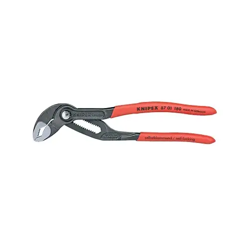 Water Pump Pliers Cobra 7.25" Chrome Vanadium Steel Red