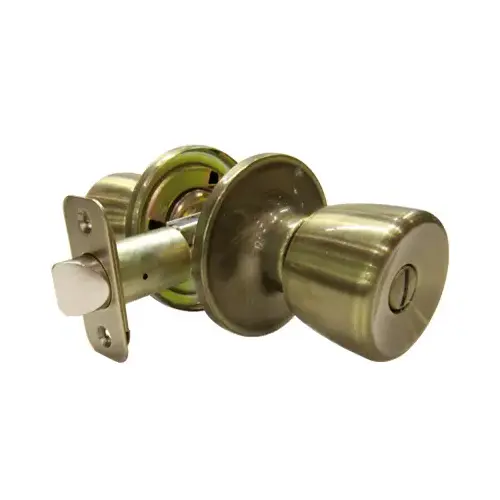 Privacy Knob Tulip Antique Brass Right Handed Antique Brass