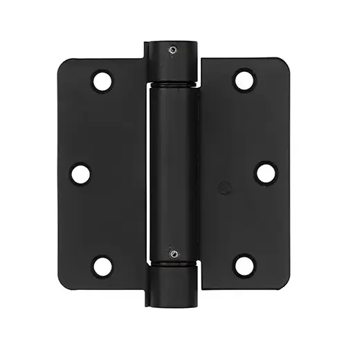 V521 3-1/2" x 3-1/2" 1/4" Radius Spring Hinge Oil Rubbed Bronze Finish