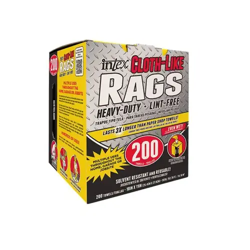 Wiping Rags Fiber Blend 10" W X 11" L Wiping Rags Fiber Blend 10" W X 11" L