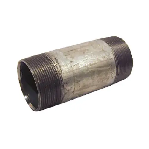 Galvanized Pipe Fitting, Nipple, 1/2-In. x Close