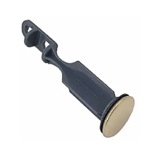 Bathroom Pop-Up Drain Stopper, Polished Brass Plastic, 5-1/16 x1-3/8-In. Bathroom Pop-Up Drain Stopper, Polished Brass Plastic, 5-1/16 x1-3/8-In.