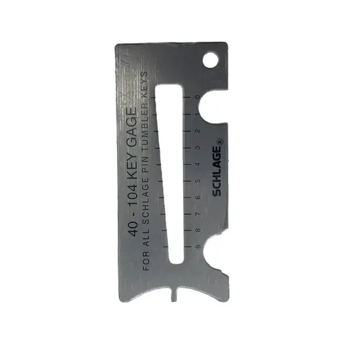 40-104 Schlage Key Gauge Gray