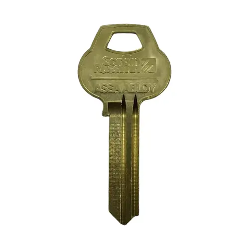 Single Section Standard Bow Key Blanks, Nickel Plated