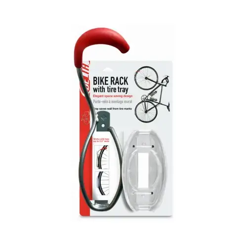 Leonardo Bike Hook + Protective Tire Tray