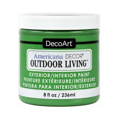 Americana Decor Outdoor Living Craft Paint, Lily Pad, 8-oz. Americana Decor Outdoor Living Craft Paint, Lily Pad, 8-oz.